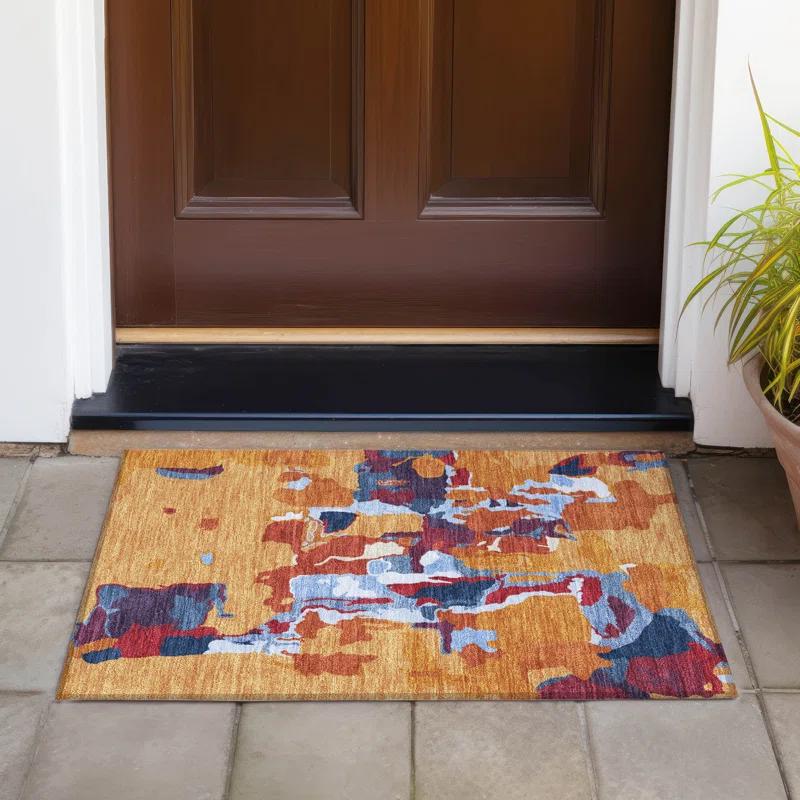 Machine Washable Indoor/Outdoor Chayden ACN1028 1'8" x 2'6" Rug