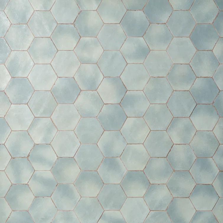Bond Tile Palo Alto Hex 6" Hexagon Handmade Look Porcelain Floor and Wall Tile (5.38 Sq. Ft. / Case)