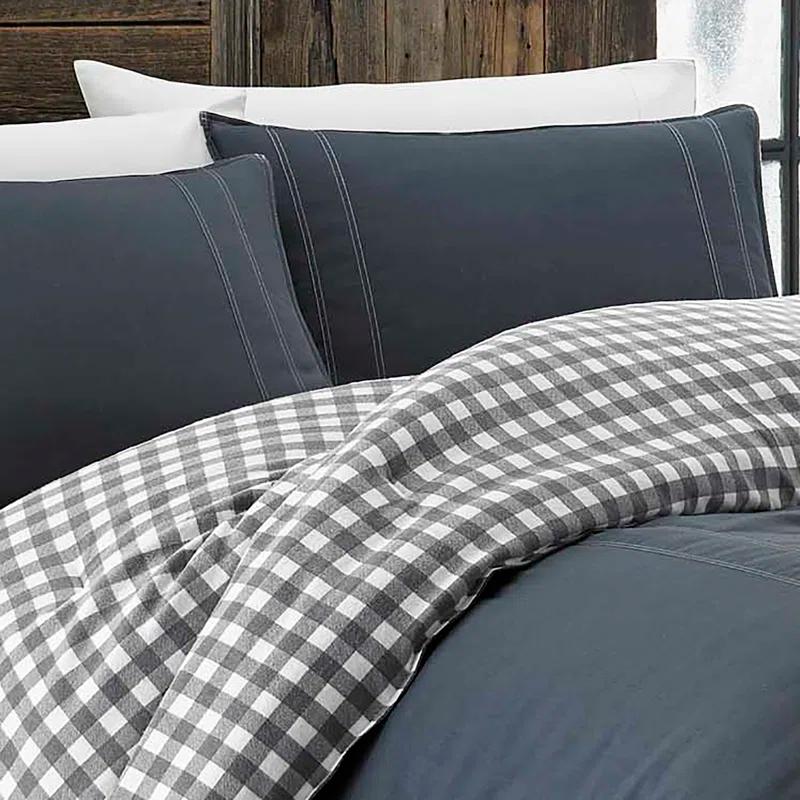 Eddie Bauer Eddie Bauer Kingston Navy Cotton Reversible Comforter Set