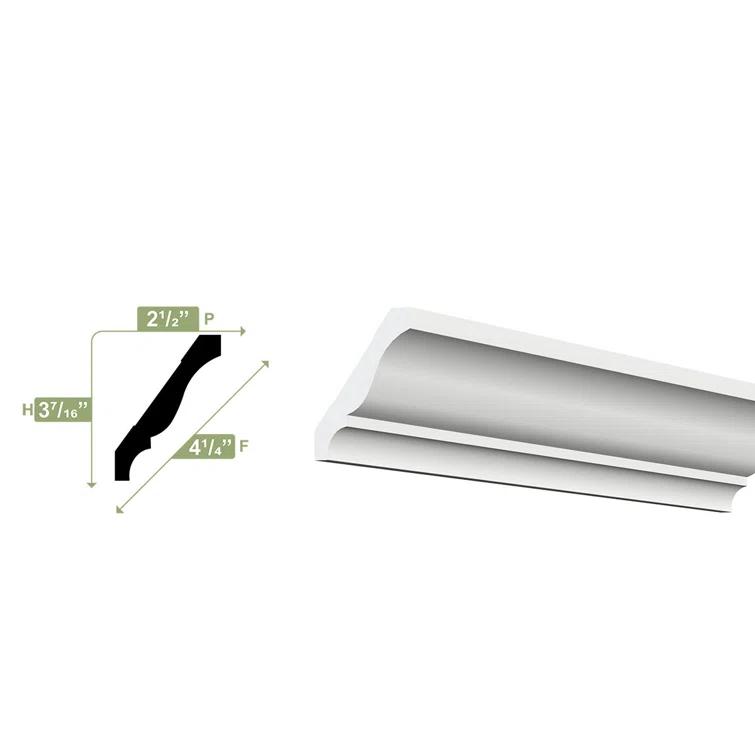 Ekena Millwork Crown Moulding, PVC