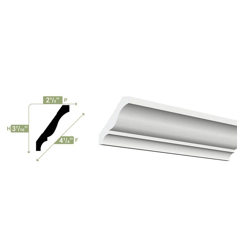 Ekena Millwork Crown Moulding, PVC