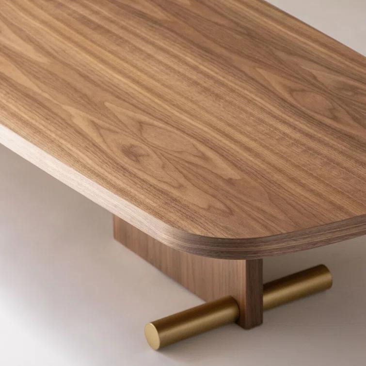 Nomon Nova Solid Wood Top Single Coffee Table