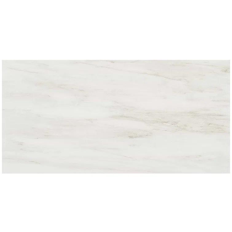 Bond Tile Saroshi 11.81 in. x 23.62 in. Matte Marble Look Porcelain Floor and Wall Tile (9.68 Sq. Ft. / Case)