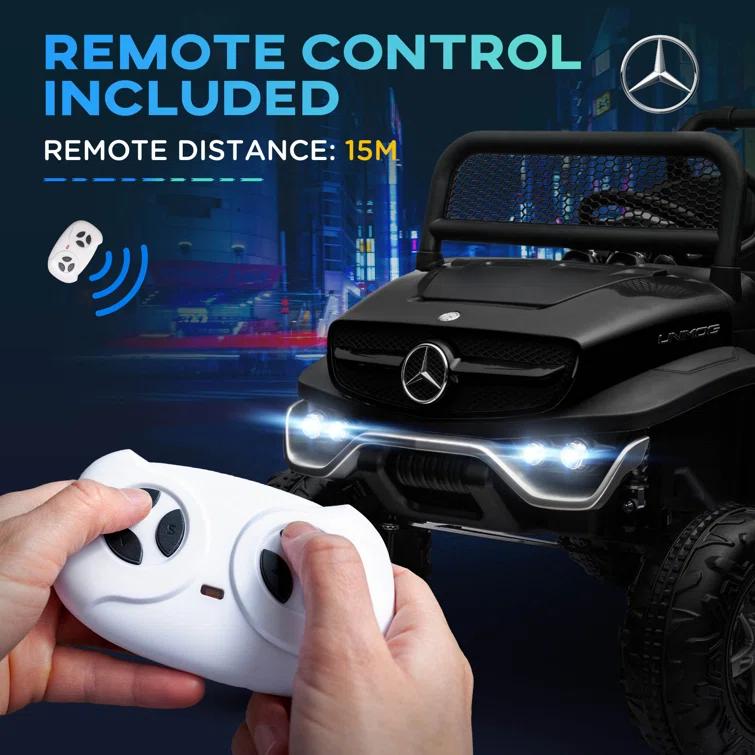 Aosom Aosom 2 Seater All-Terrain Vehicles Battery Powered Ride On with Remote Control