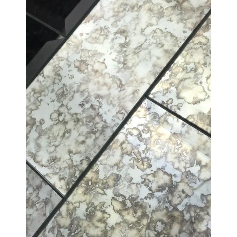 Abolos Reflections 3 in. x 6 in. Diamond Grade Glass Mirror Beveled Subway Decorative Kitchen & Bathroom Wall Tile & Reviews | Perigold