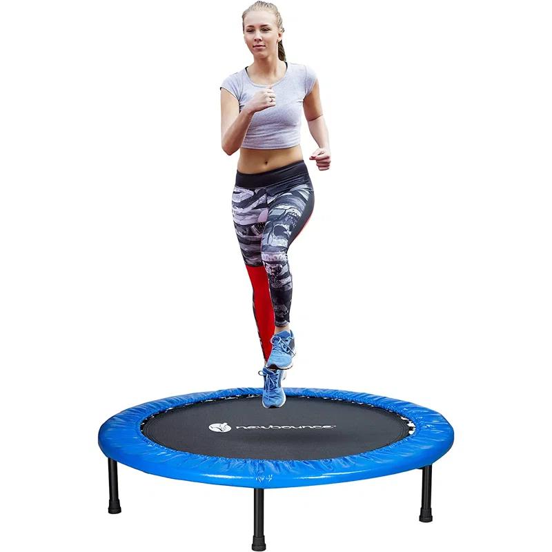 New Bounce New Bounce Mini Trampoline - Foldable Trampoline for Children and Adults - Holds Up to 220 Lbs