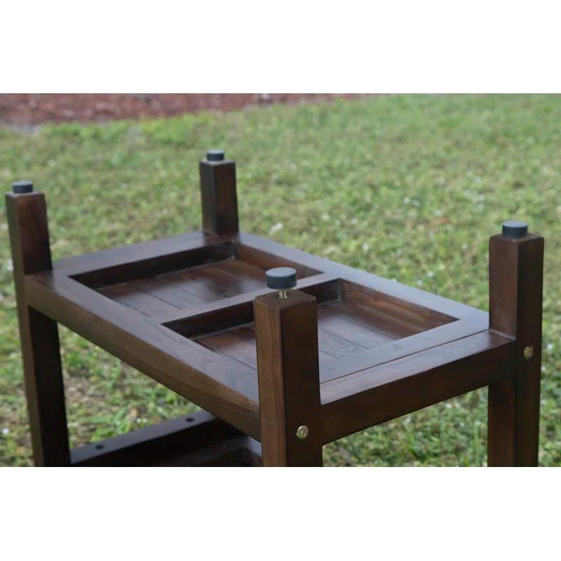 Decoteak Eleganto, Teak Shower Bench, Teak Wood Shower Bench, Teak Shower Bench, Teak Shower Stool