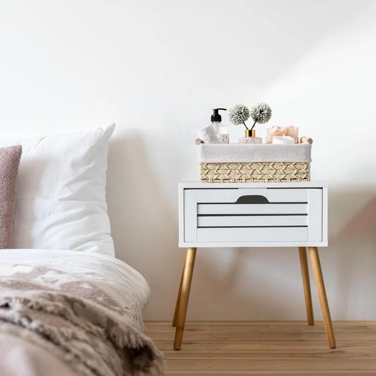 Sorbus Handmade Storage Paper Rope Baskets 2 Pack