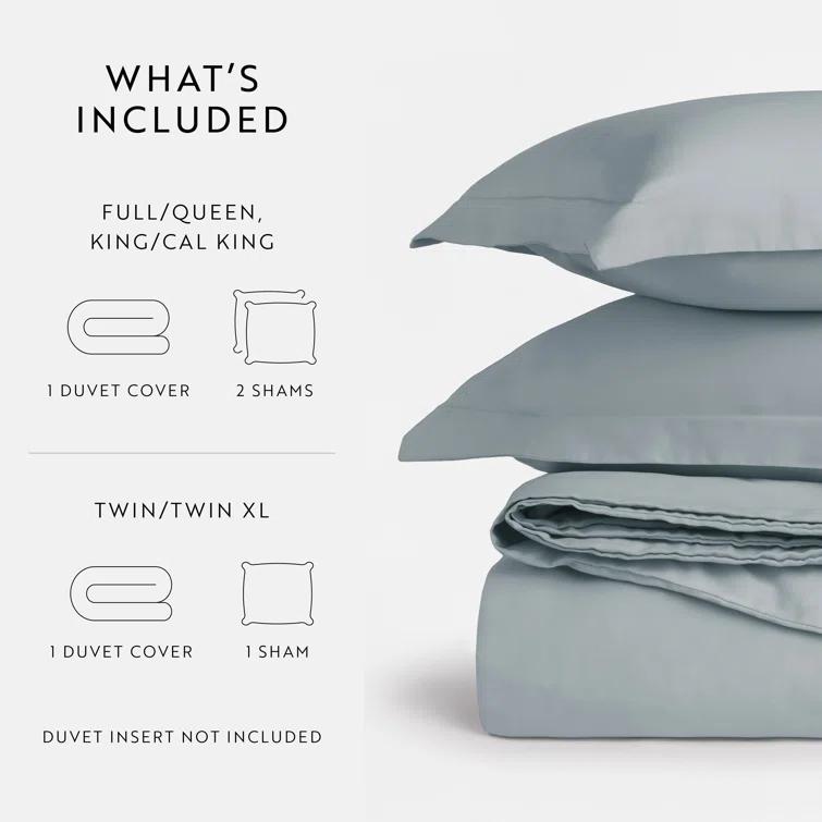Becky Cameron Vintage Washed Long-Staple Sateen Cotton Duvet Cover Set