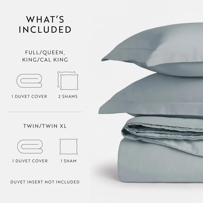 Becky Cameron Vintage Washed Long-Staple Sateen Cotton Duvet Cover Set