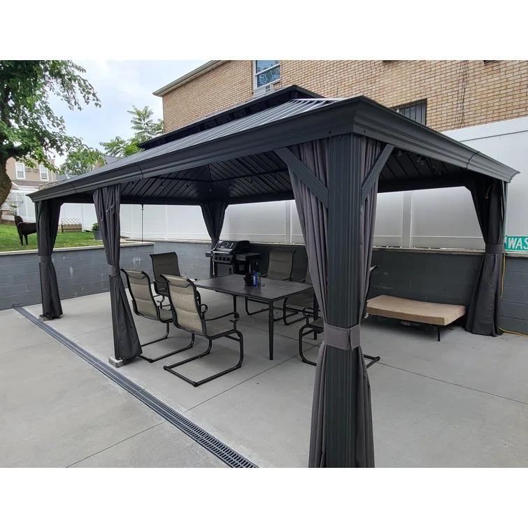 Purple Leaf Aluminum Patio Gazebo