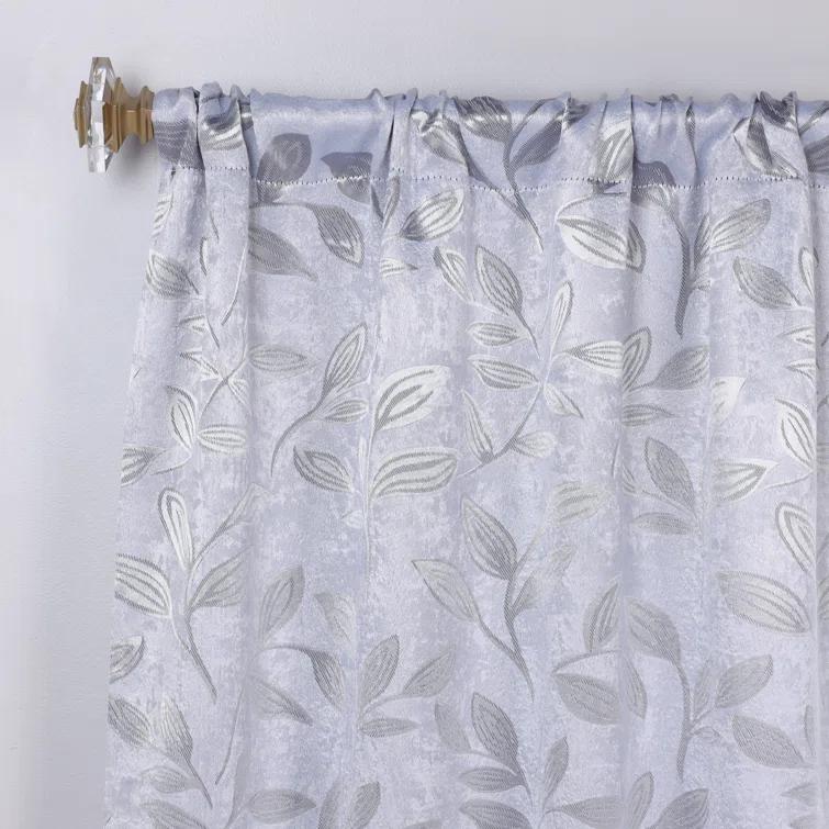 Superior Modern Bohemian Leaves Polyester Machine Washable Room Darkening Blackout Curtains by Superior & Reviews | Wayfair