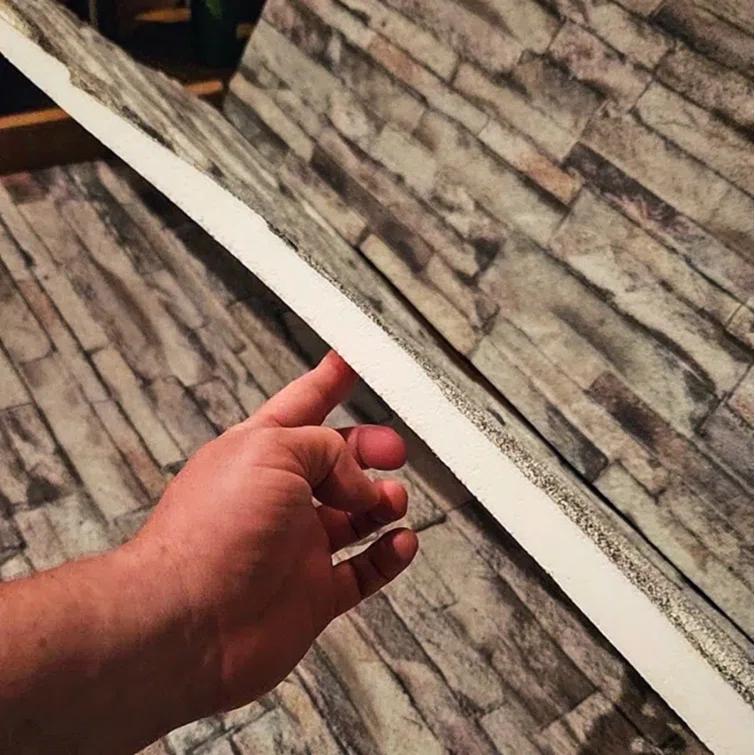 UPP Ultimate Premium Products 3D Brick Effect Wall Panels - Lightweight Styrofoam - Set of 9 Large Panels (20"x40") Covers 48 sq ft - Apply with Wall Adhesive - DIY Home Wall Cladding