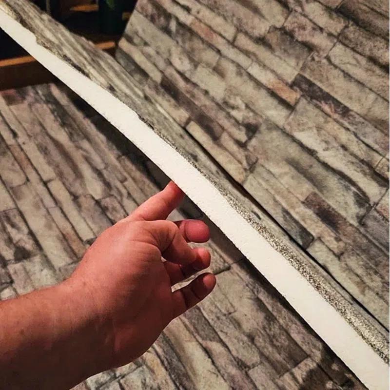 UPP Ultimate Premium Products 3D Brick Effect Wall Panels - Lightweight Styrofoam - Set of 9 Large Panels (20"x40") Covers 48 sq ft - Apply with Wall Adhesive - DIY Home Wall Cladding