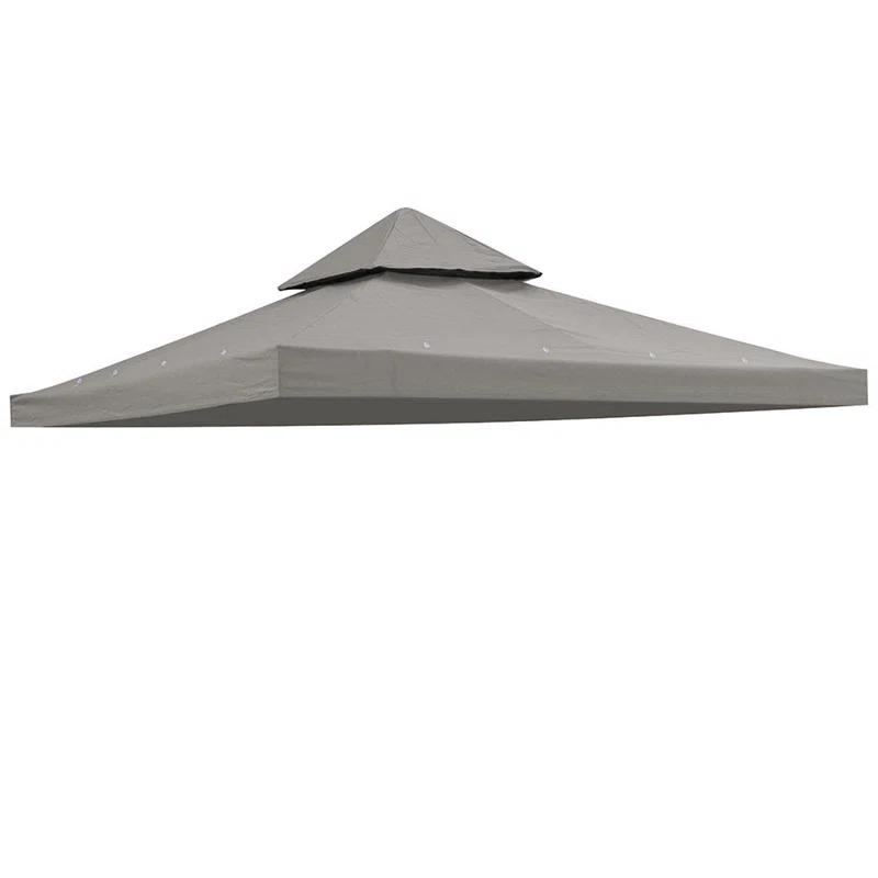 Yescom Yescom Canopy Top Replacement for 2-Tier Crescent TJSG081 Gazebo Outdoor Garden Yard Patio Cover
