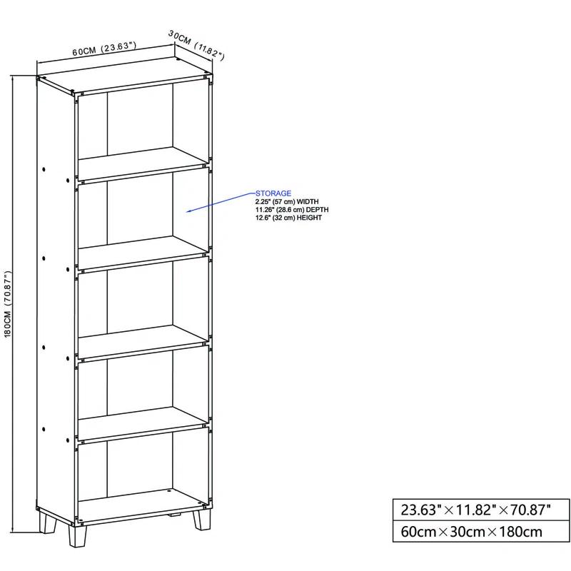 Dazile Bookcase