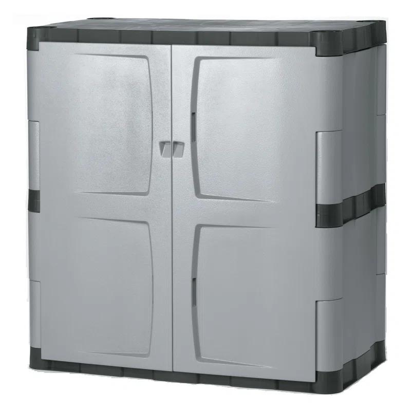 37" H x 36" W x 18" D 2 Door Storage Cabinet