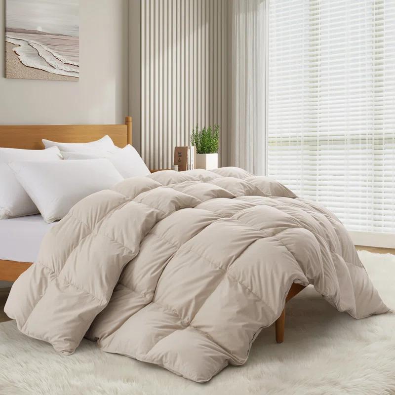 Alwyn Home 600in³/oz Fill Power Winter Goose Down Comforter
