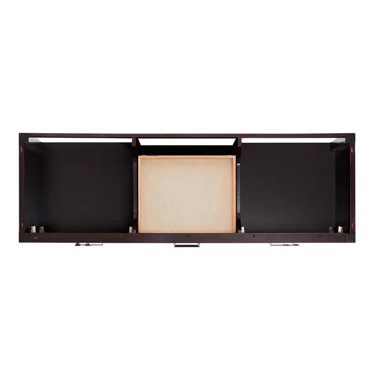 Ariel A067d-Bc Cambridge 66" Double Free Standing Vanity Cabinet Only - Brown