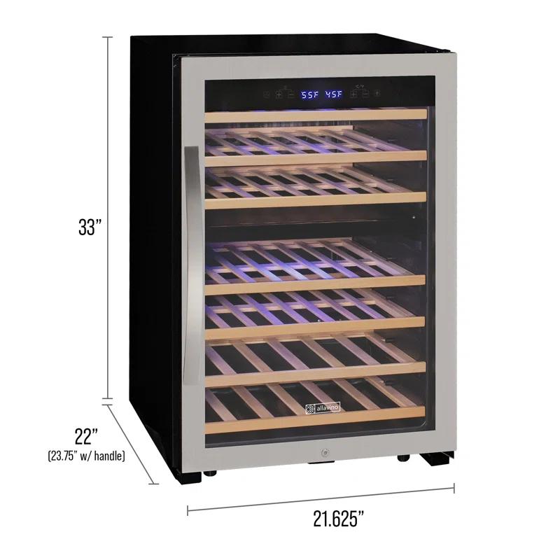 Allavino Allavino Dual Zone 21.625'' Freestanding 47 Bottle Wine Refrigerator