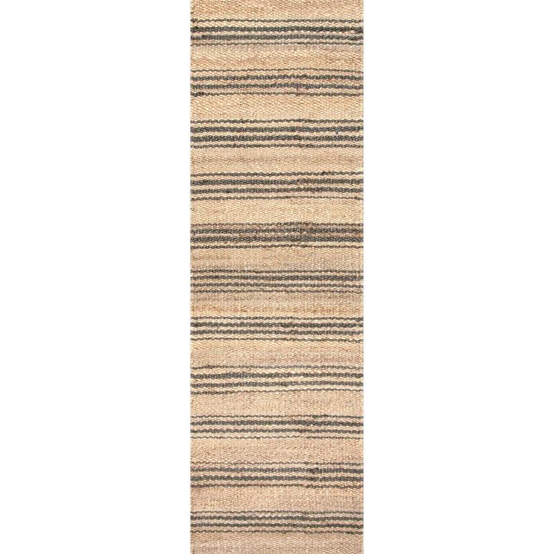 Lauren Liess x Rugs USA Lauren Liess x Rugs USA Natural Sycamore Striped Jute Area Rug