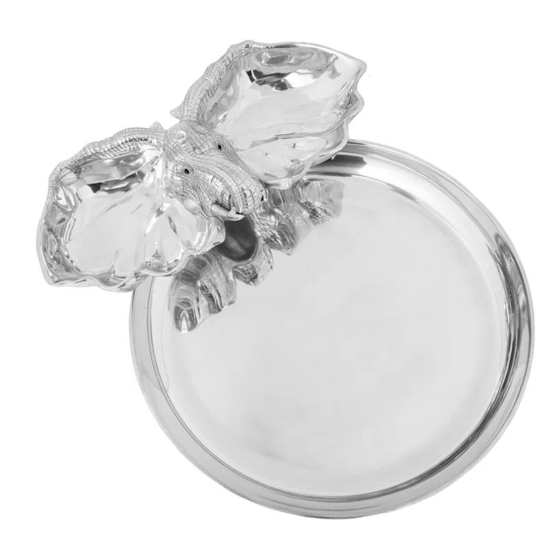 Arthur Court Designs Arthur Court Designs Elephant Aluminum Chips And Dip Platter