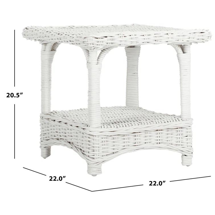 Highland Dunes Willow Solid Wood Top End Table