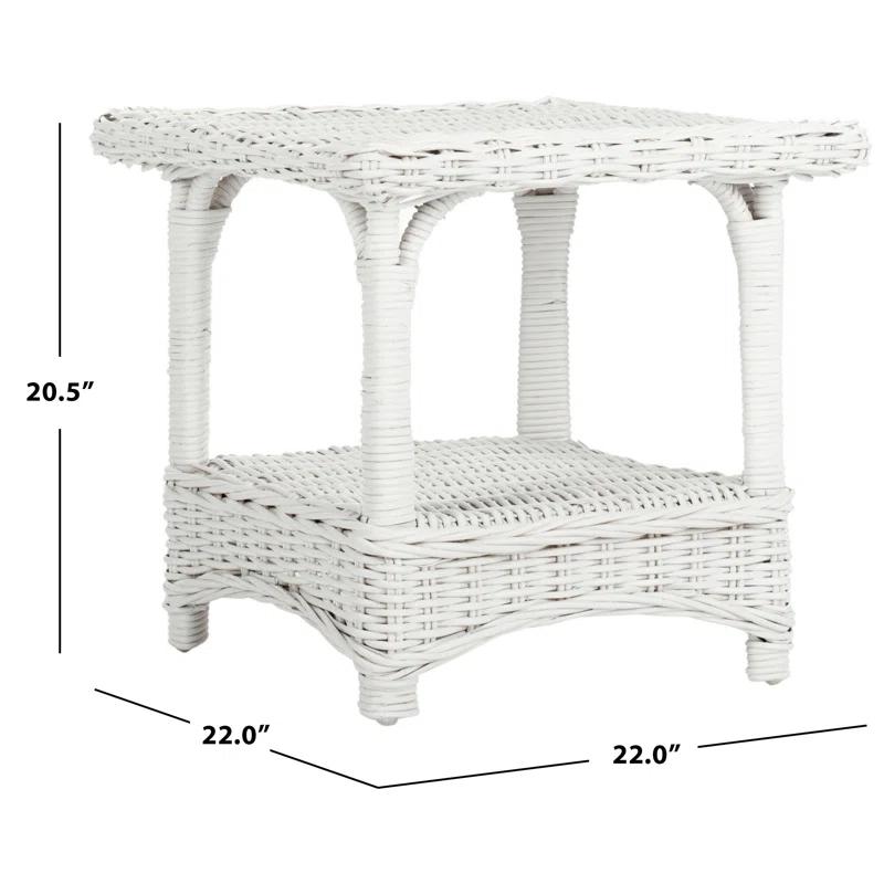 Highland Dunes Willow Solid Wood Top End Table