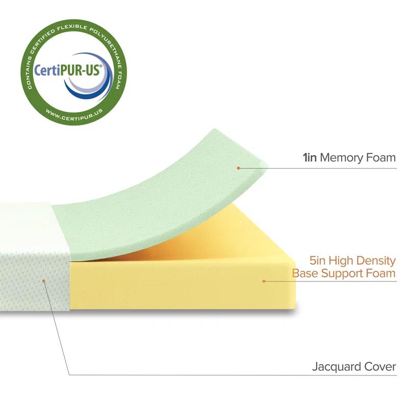 Zinus Zinus Medium Firm Green Tea Memory Foam Mattress