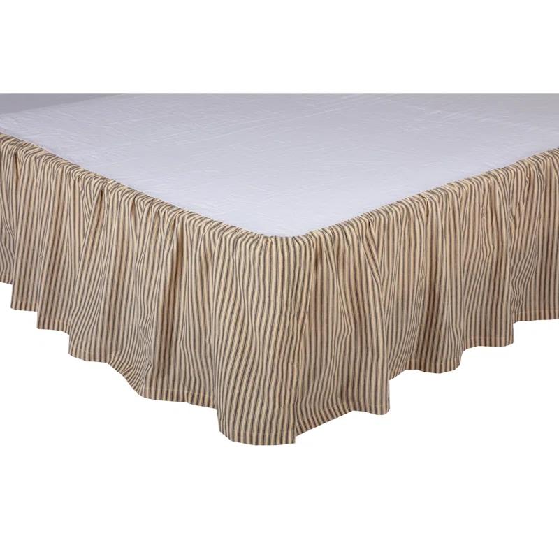 VHC Brands Sawyer Mill Ruffled Bed Skirt