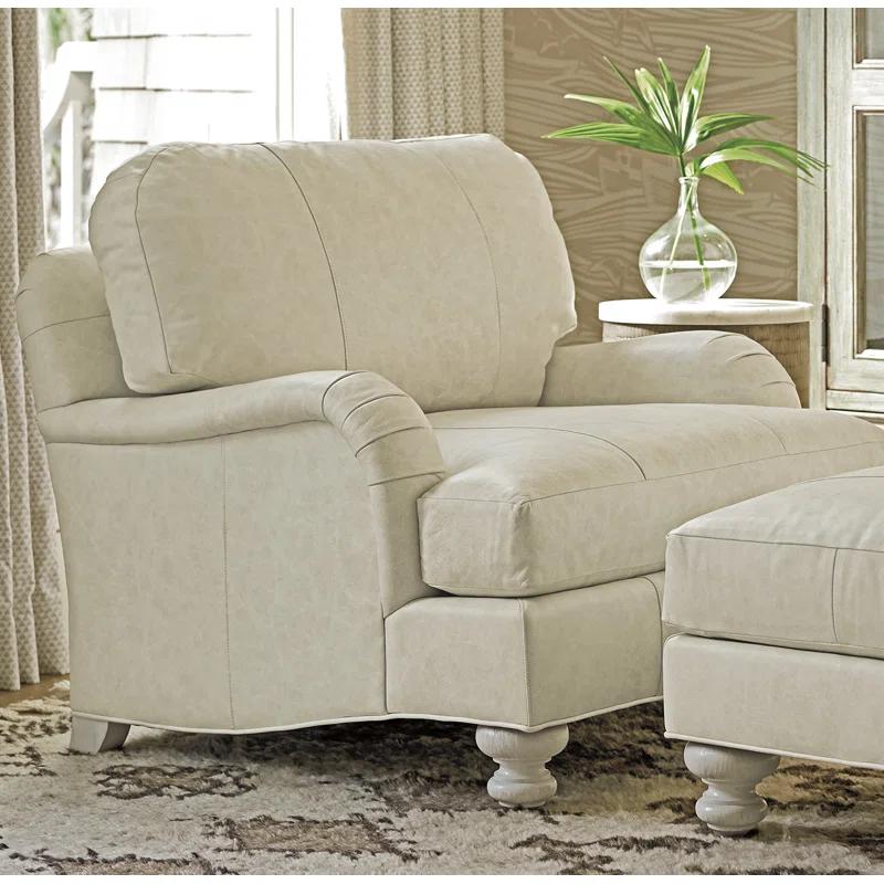 Tommy Bahama Home Ocean Breeze Gilmore Leather Chair