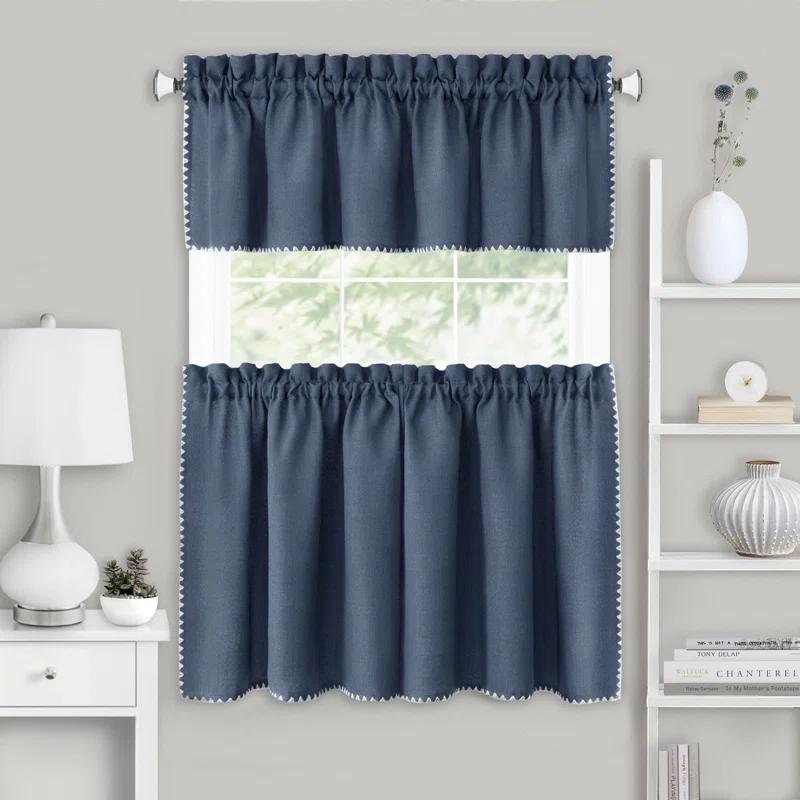 Achim Importing Co Tailored 58'' W Kitchen Curtain