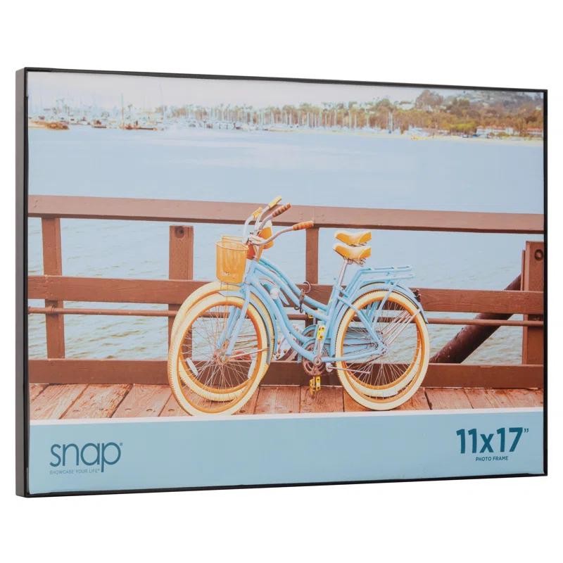 Snap 11" x 17" Black Poster Picture Frame - 4 Frames