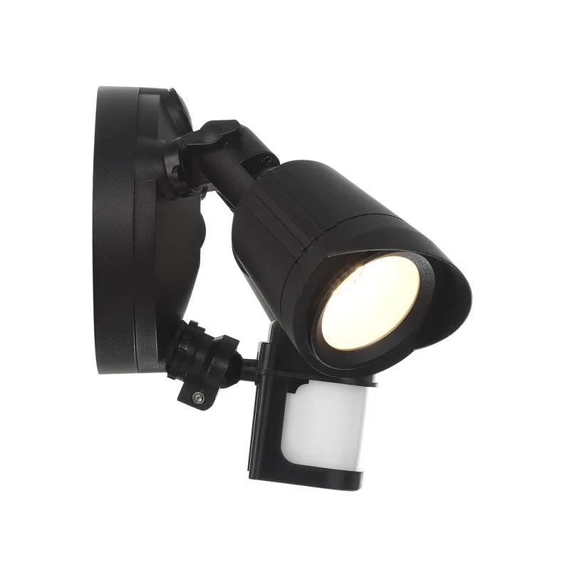 120 Watt 2 - Head LED Hardwired Dusk to Dawn Outdoor Security Flood Light with Motion Sensor