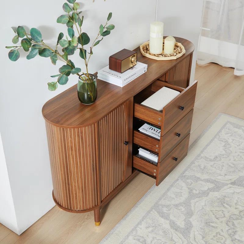 George Oliver Evana 55"Sideboard with 3 Drawer