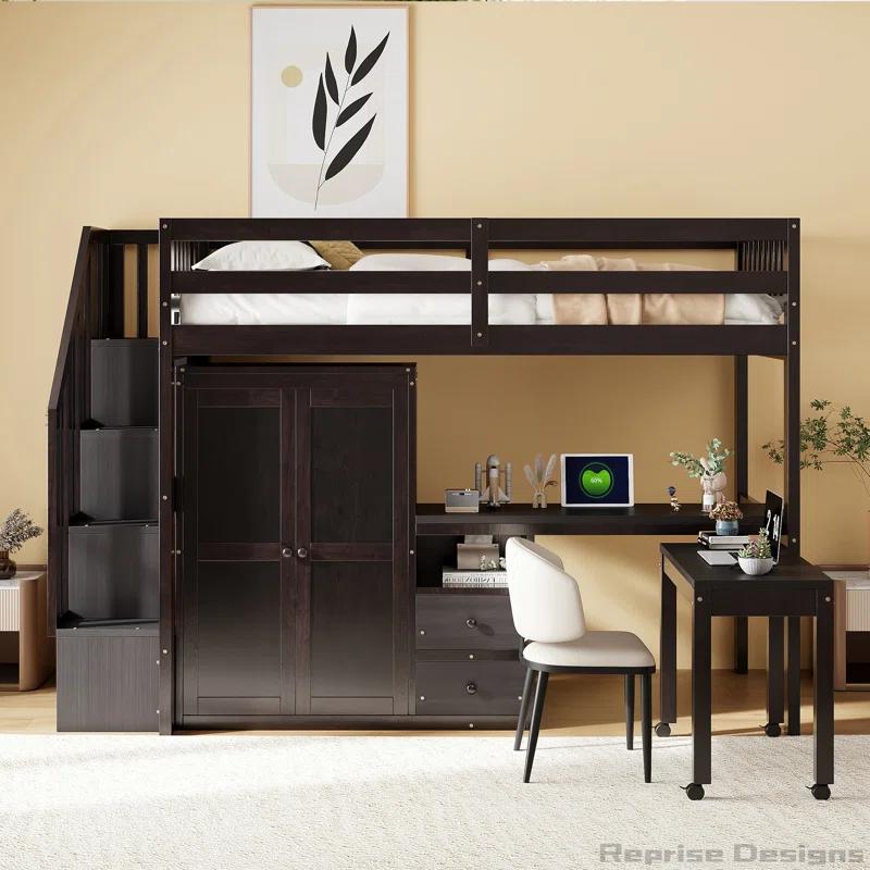 Reprise Designs Desk & Wardrobe – Space-Saving Multifunctional Loft Bed