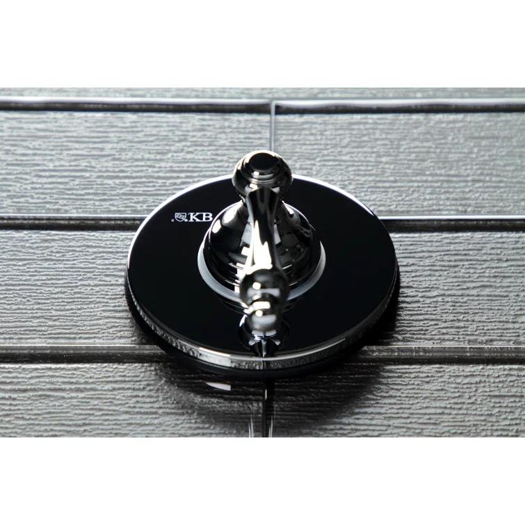 Kingston Brass Kingston Brass Single-Handle Wall Mount Three-Way Diverter Valve with Trim Kit KS3031AL