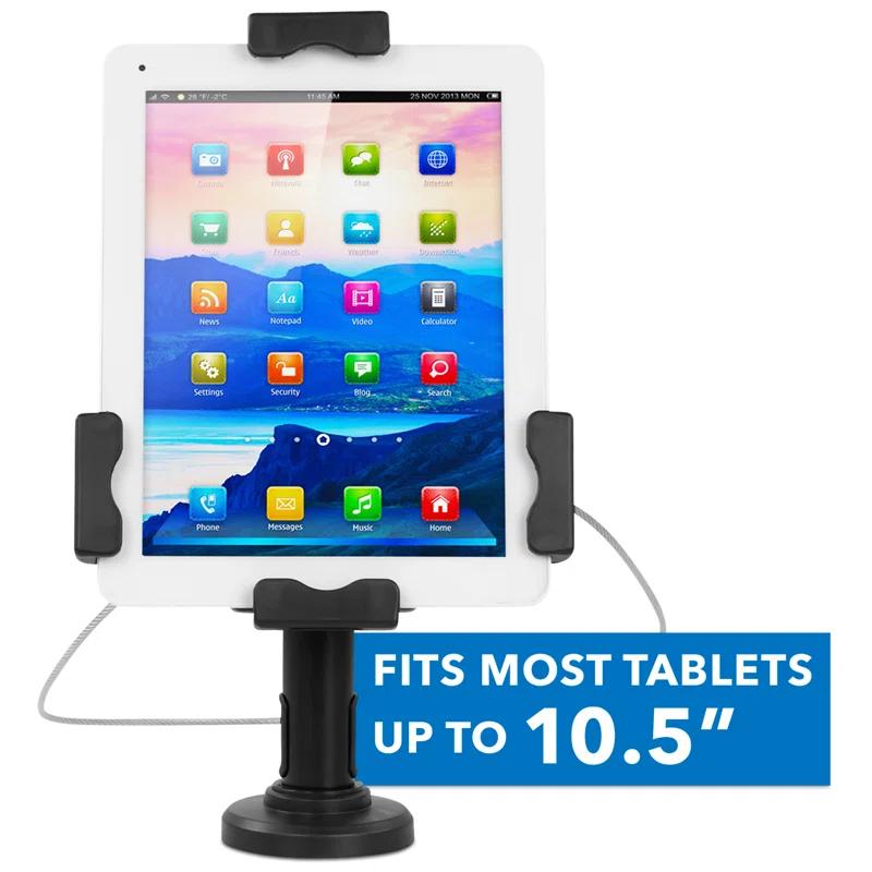 Mount-it Mount-It Secure Universal Locking Tablet Stand fits iPad 7 & Mini, Galaxy Tab, & 7.9"- 10.5" Tablets