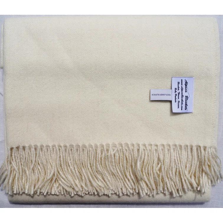 Alpaca Blankets Corporation Hand Woven Throw Blanket