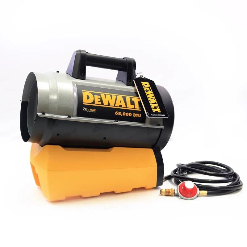 DeWalt DeWalt 68000 BTU Propane High Efficiency Utility Space Heater with Adjustable Thermostat
