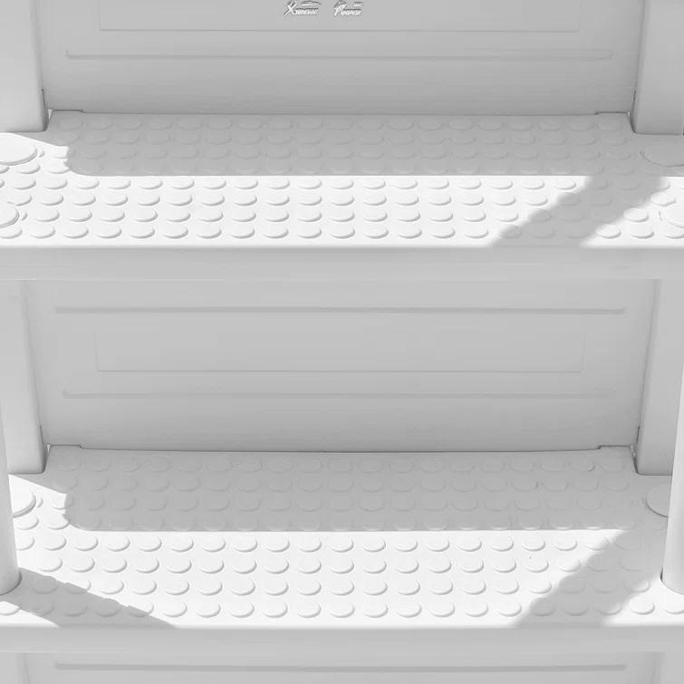XtremepowerUS XtremepowerUS In-Pool Step Ladder with Handrails for Pools and Decks Up to 54" High