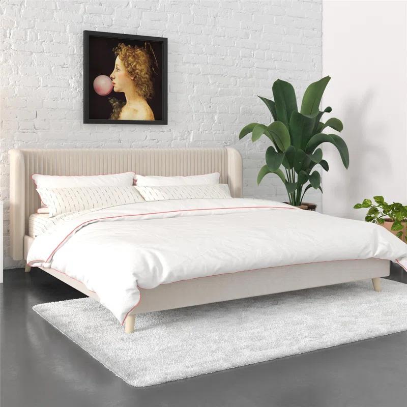 Novogratz Holly King Size Upholstered Platform Bed