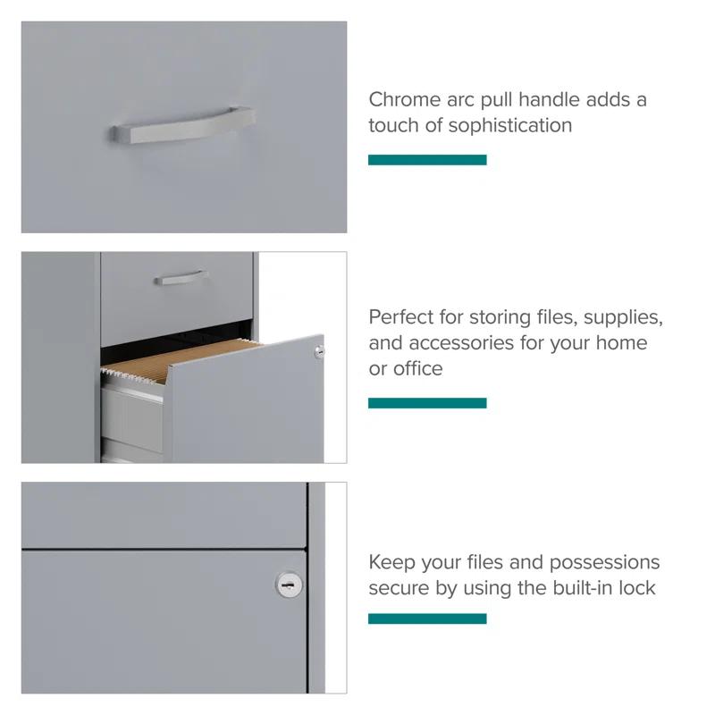 Lorell Soho 2-Drawer File Cabinet