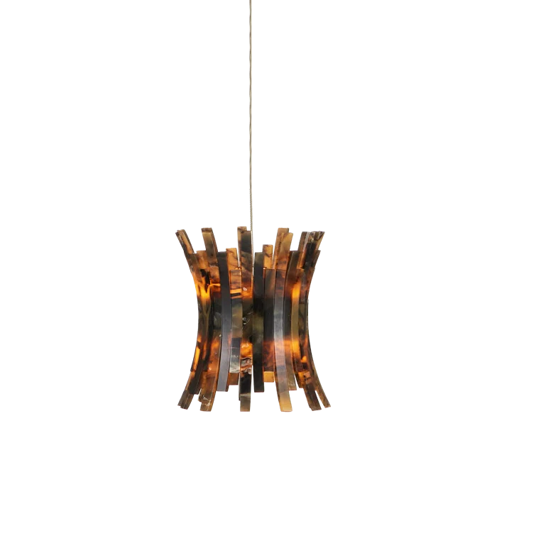 Alsop Adjustable Height Silver LED Pendant Light