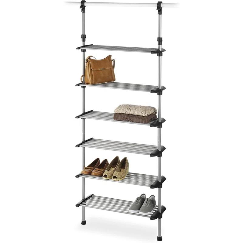 MAXAYA 6 Shelf Closet System - Adjustable Closet Maximizer