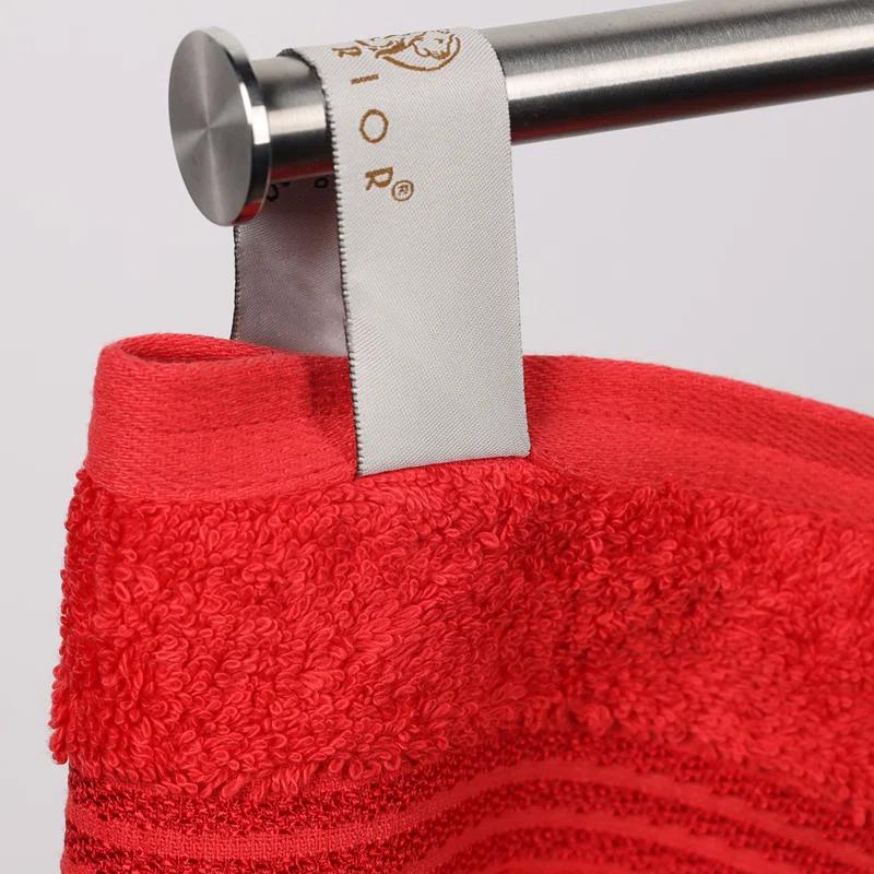 Superior Heritage Certified Egyptian Cotton Plush Absorbent Luxury Bath Towel (Set of 2)