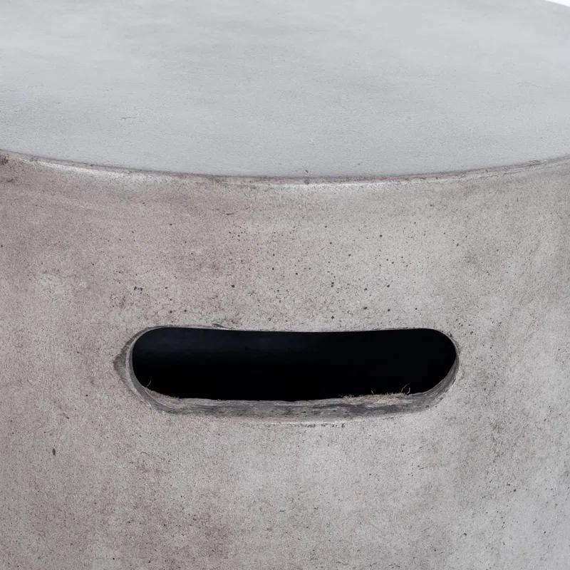 17 Stories Kazuhide Concrete Accent Stool