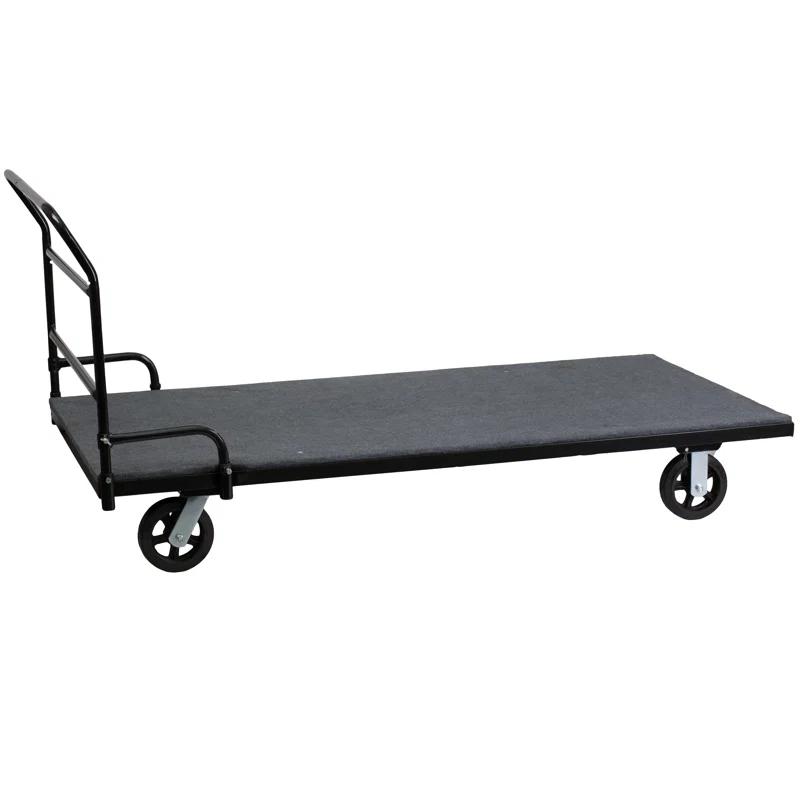 Flash Furniture Regency Folding Table Dolly with Carpeted Platform for Rectangular Tables