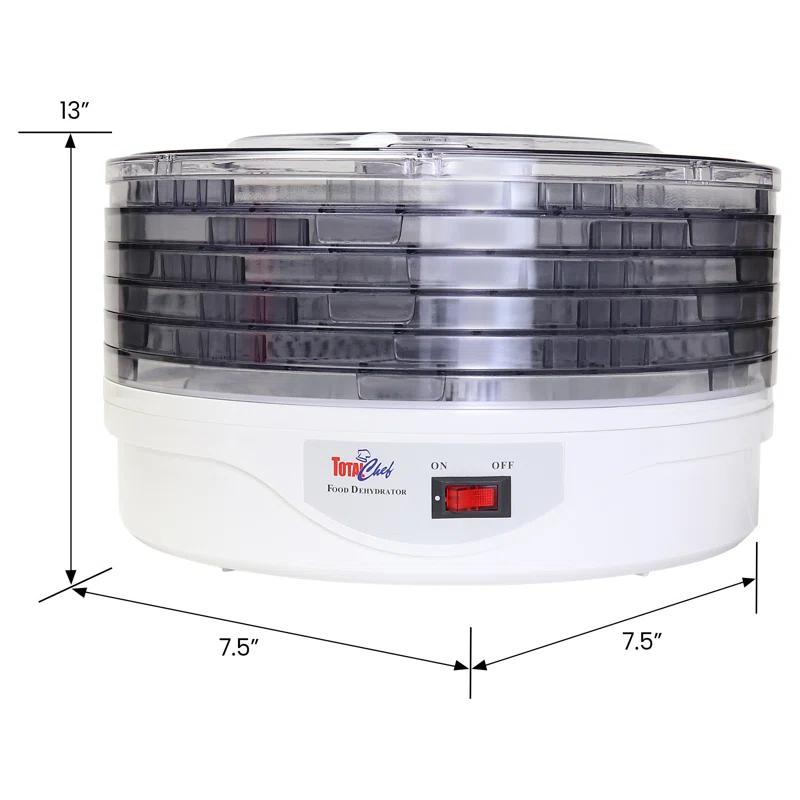 Koolatron Total Chef Countertop Food Dehydrator, 5 Tray Dryer for Fruit, Jerky & Reviews | Wayfair
