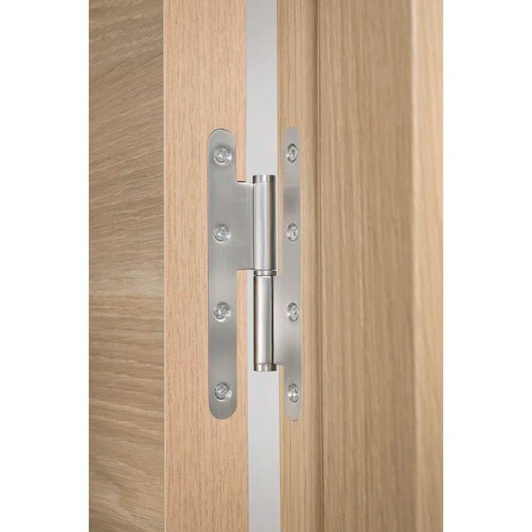 LEGNORI Modern Pre-Hung Italian Interior Door White Oak Prefinished  Urban Liso